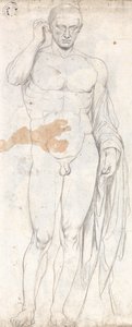 Undersøgelse af en klassisk statue af George Romney