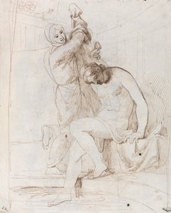 Badet i Batseba af George Romney