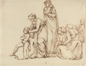 Amors bind for øjnene af George Romney
