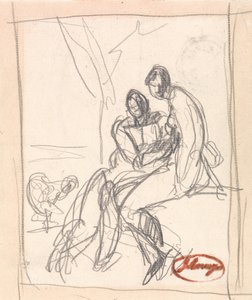 To elskende af George Romney
