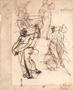 To studier af dansende par af George Romney
