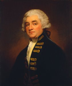 Viceadmiral Sir Joshua Rowley (1734-1790) af George Romney