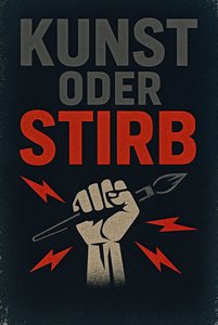 ART OR DIE-Tysk, 2024 (akryl på lærred)