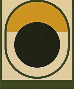 Black Sun Reversal, 2025 (akryl på lærred)
