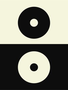 Bøhmisk Yin og Yang, 21. århundrede (illustration) af George Rosaly