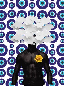 Skyet opvågningsblomstring (digital) af George Rosaly