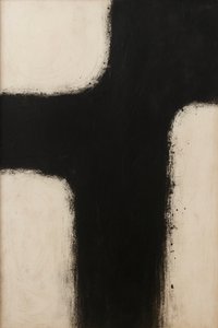 Collision of Faith and Fear, 2025 (akryl på lærred)