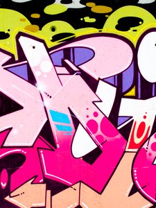 Neon Dreams, 2024 (akryl på lærred) af George Rosaly