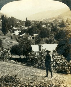 Fugleperspektiv af Wandiligong, Victoria, Australien, c1909.