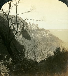 Katoomba- og Jamieson-bassinerne, Blue Mountains, New South Wales, Australien, 1908.