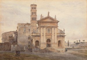 Basilikaen Skt. Francesca Romana, Rom af George Samuel Elgood