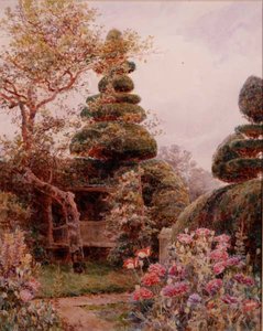 Yew Arbour, Polhill af George Samuel Elgood