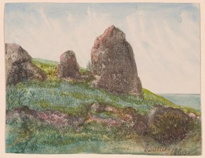 Landskab med klipper af George Sand