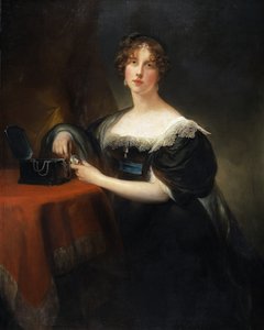 Georgiana Cavendish, grevinde af Carlisle (olie på lærred)