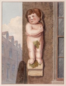 Pye Corner, London, 1812 af George Shepheard