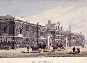 Newgate Prison, Old Bailey, London, c1815