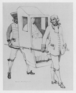 Illustration til The Duenna af Sheridan (farve litho) af George Sheringham