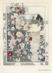 Illustration til The Happy Hypocrite af Max Beerbohm (farve litho) af George Sheringham