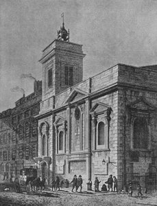 Church of St Mildred, Poultry, City of London, 1812 1911