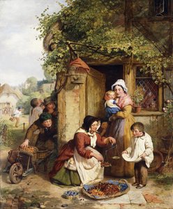 Kirsebærsælgeren, 1856