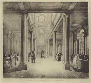 The Dividend Pay Office, Bank of England af George Snr (after) Scharf