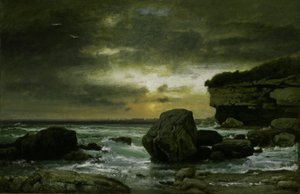 En marinesoldat, ca. 1874-75 af George Snr. Inness