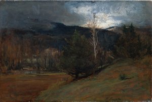 november i Adirondacks, ca. 1885 af George Snr. Inness