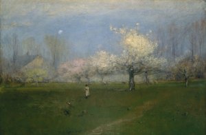 Spring Blossoms, Montclair, New Jersey, ca. 1891 af George Snr. Inness