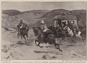 Imperial Yeomanry in Action, Pagets hest jagter boerne uden for Lichtenberg