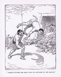 Havet slog ham lige over hans skulder på jorden, fra The Heroes udgivet af George Allen og Unwin 1929 af George Soper