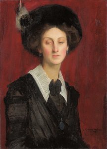 Hilda i sort hat