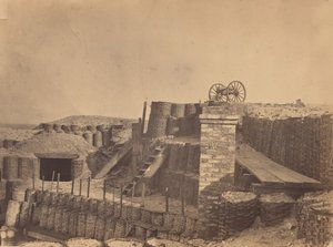Befæstninger nær Charleston, South Carolina, ca. 1861. af George Stacy.