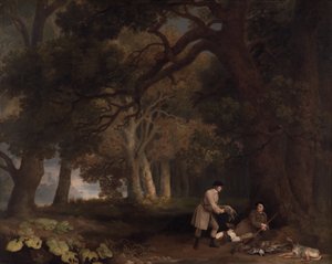 En hvile efter skydning, 1770. af George Stubbs