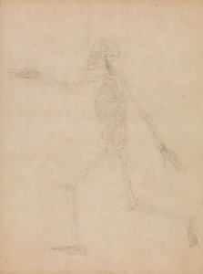 Menneskeligt skelet, set fra siden af George Stubbs