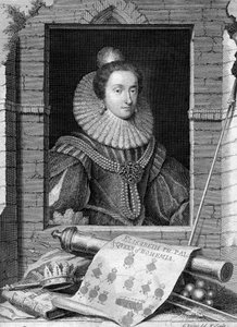 Elizabeth af Bøhmen, c1700-1750. af George Vertue