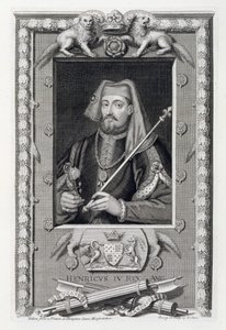 Henry IV (1367-1413), konge af England fra 1399, efter et maleri i Hampton Court, graveret af kunstneren af George Vertue