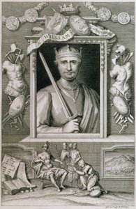 Vilhelm I Erobreren (1027-87) Konge af England fra 1066, indgraveret af kunstneren (gravering) af George Vertue