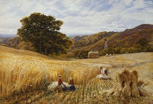 Høsttid nær Holmbury Hill, Surrey af George Vicat Cole
