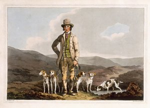 The Dog Breaker, graveret af Robert Havell te Elder, udgivet 1814 af Robinson and Son, Leeds af George Walker