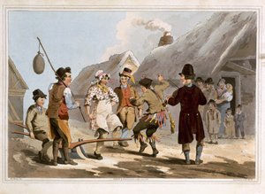 The Fool Plough, graveret af Robert Havell te Elder, udgivet 1814 af Robinson and Son, Leeds