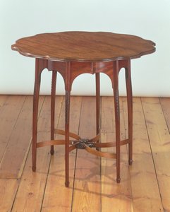 Lejlighedsbord, lavet til Morris & Co., ca. 1885 (mahogni)