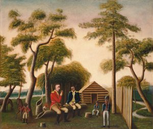 Marion fester den britiske officer på søde kartofler af George Washington Mark