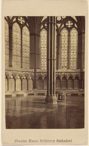 Kapitelhuset. Salisbury Katedral. af George Washington Wilson