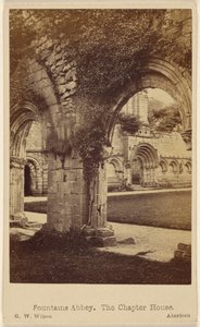 Fountains Abbey. Kapitelhuset.