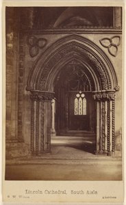 Lincoln Cathedral, sydlige sideskib af George Washington Wilson