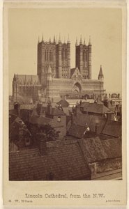 Lincoln Katedral, set fra nordvest af George Washington Wilson