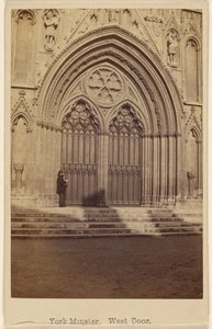 York Minster, vestportalen af George Washington Wilson