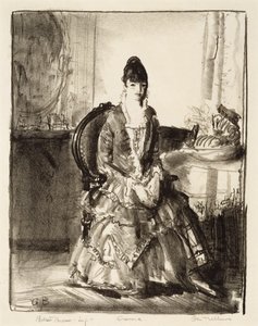 Arrangement, Emma i et værelse af George Wesley Bellows