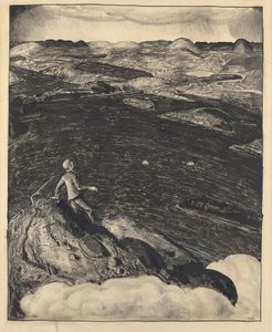 Dancing Town The Top of the World, 1922. af George Wesley Bellows