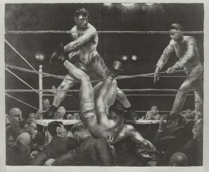 Dempsey og Firpo af George Wesley Bellows
